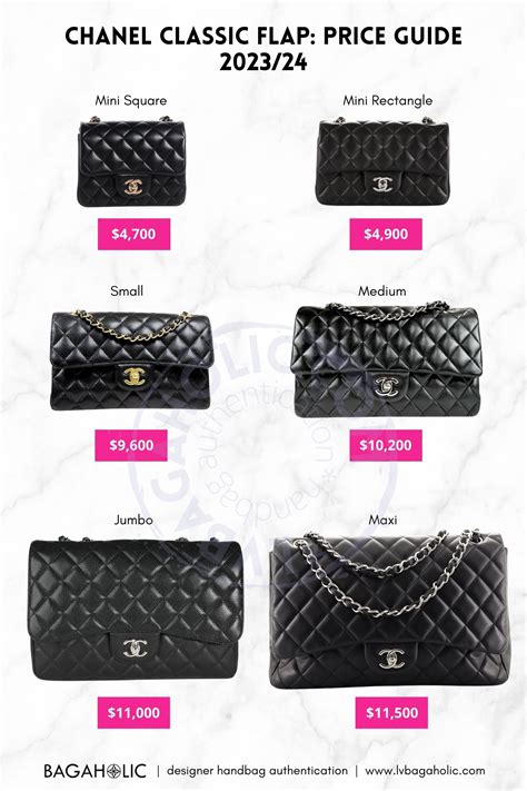 chanel classic 9 price|Chanel classic flap price.